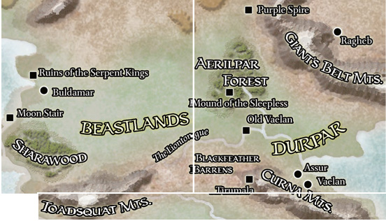 Beastlands Haritası