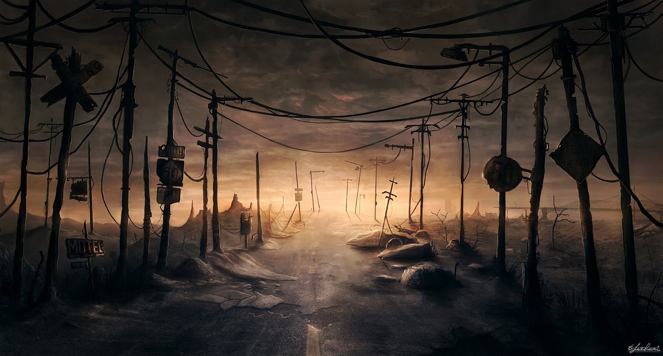 post-apocalyptic-lost-road