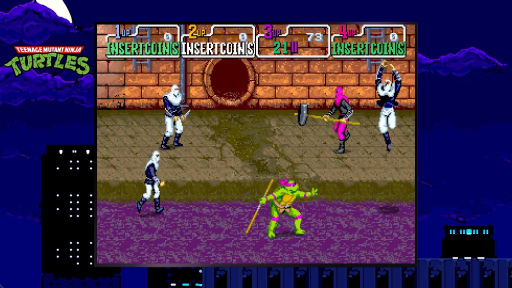 Teenage Mutant Ninja Turtles arcade donatello