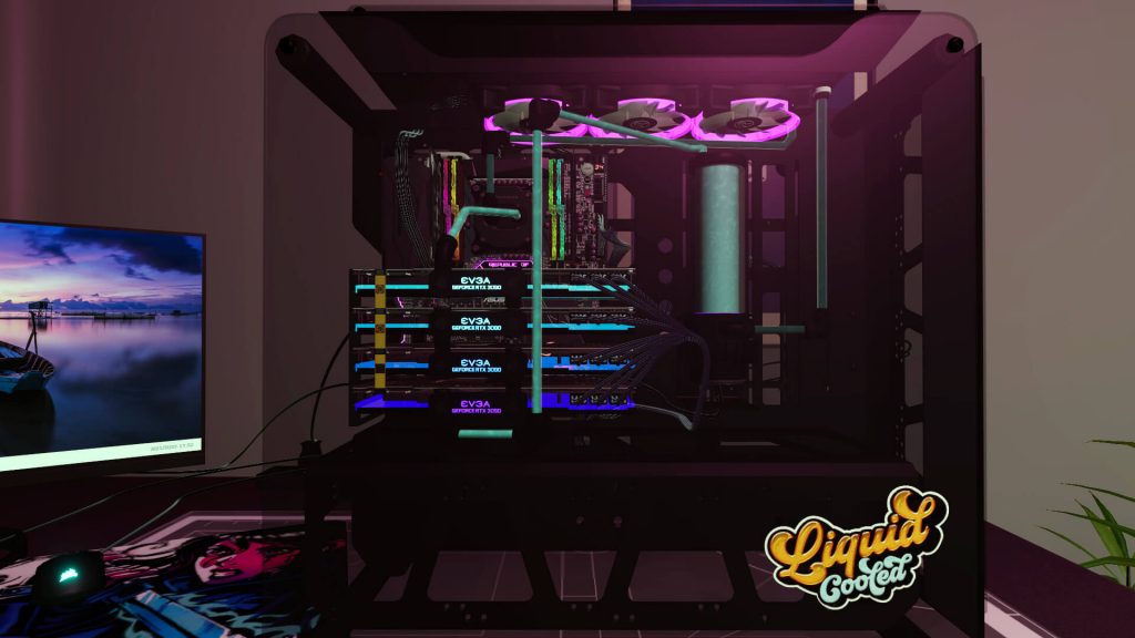 PC Building Simulator 2 liquid cooler sıvı soğutma RGB