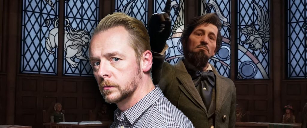 Simon Pegg hogwarts legacy voiceover