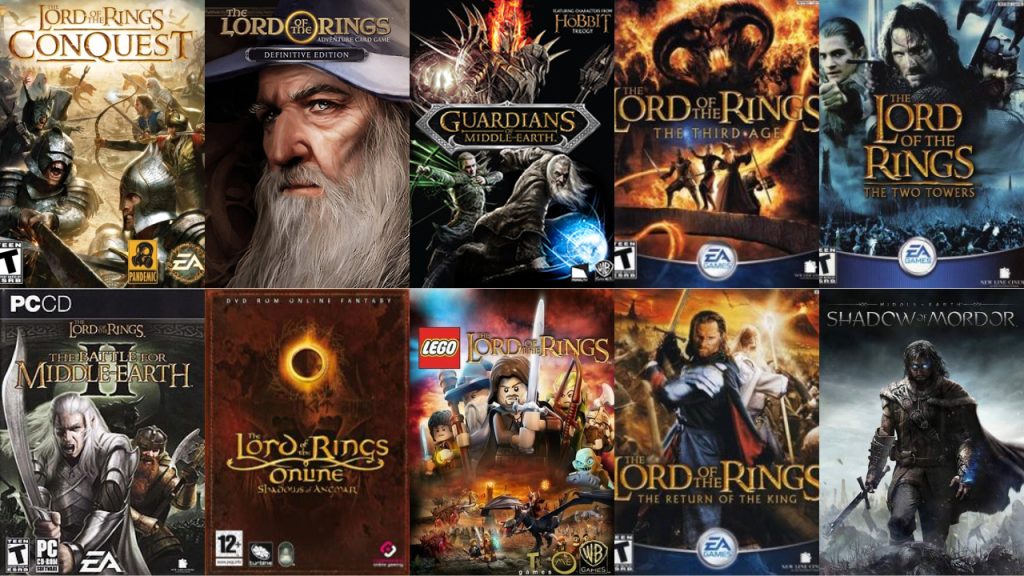 Lord of the Rings games yüzüklerin efendisi oyunu