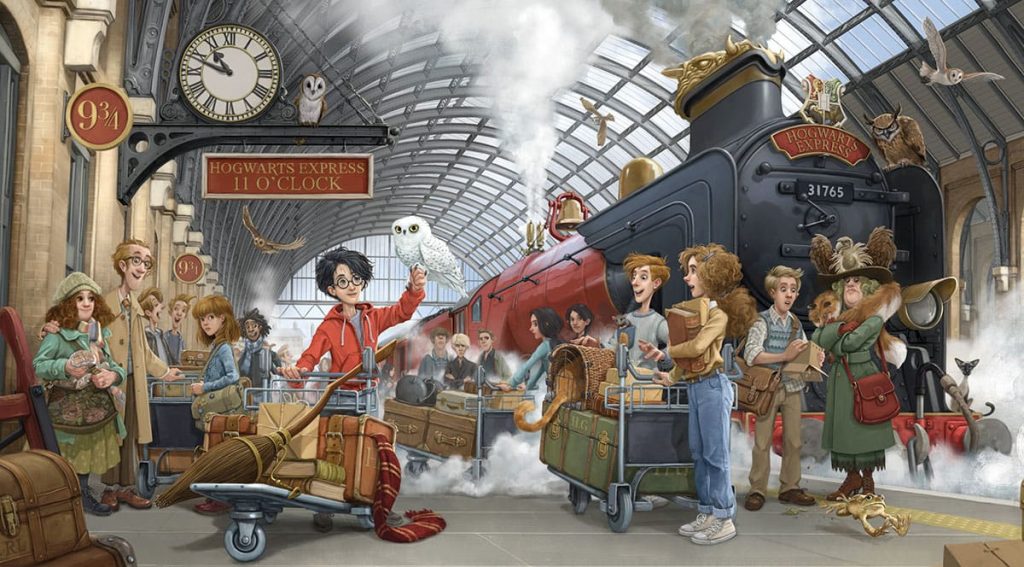 Harry Potter Jonny Duddle hogwarts express