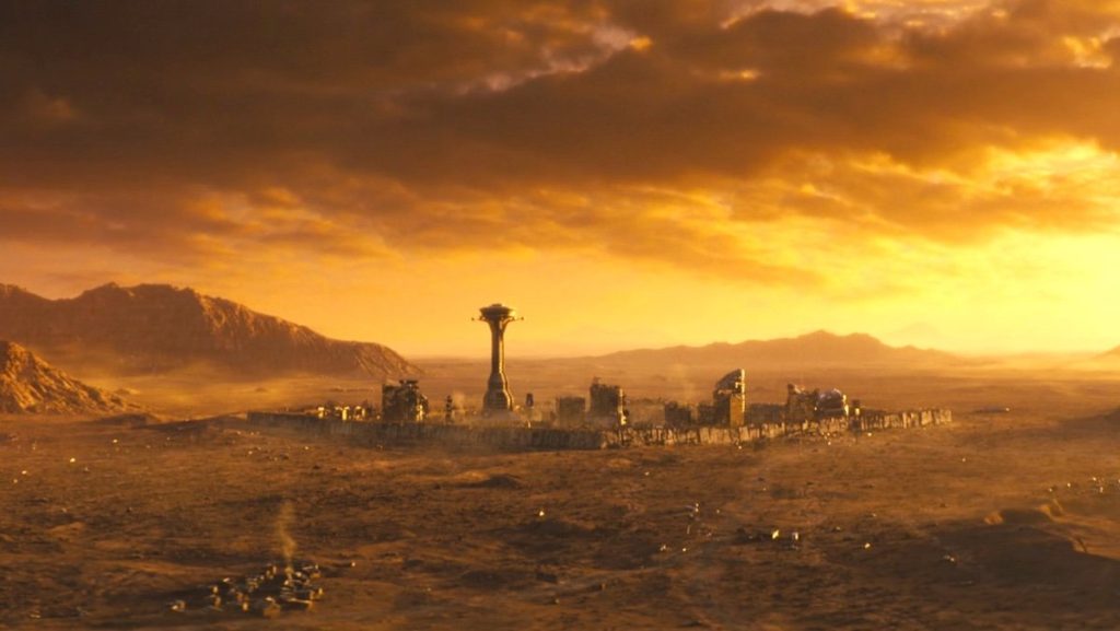 Fallout dizisinden New Vegas görüntüsü