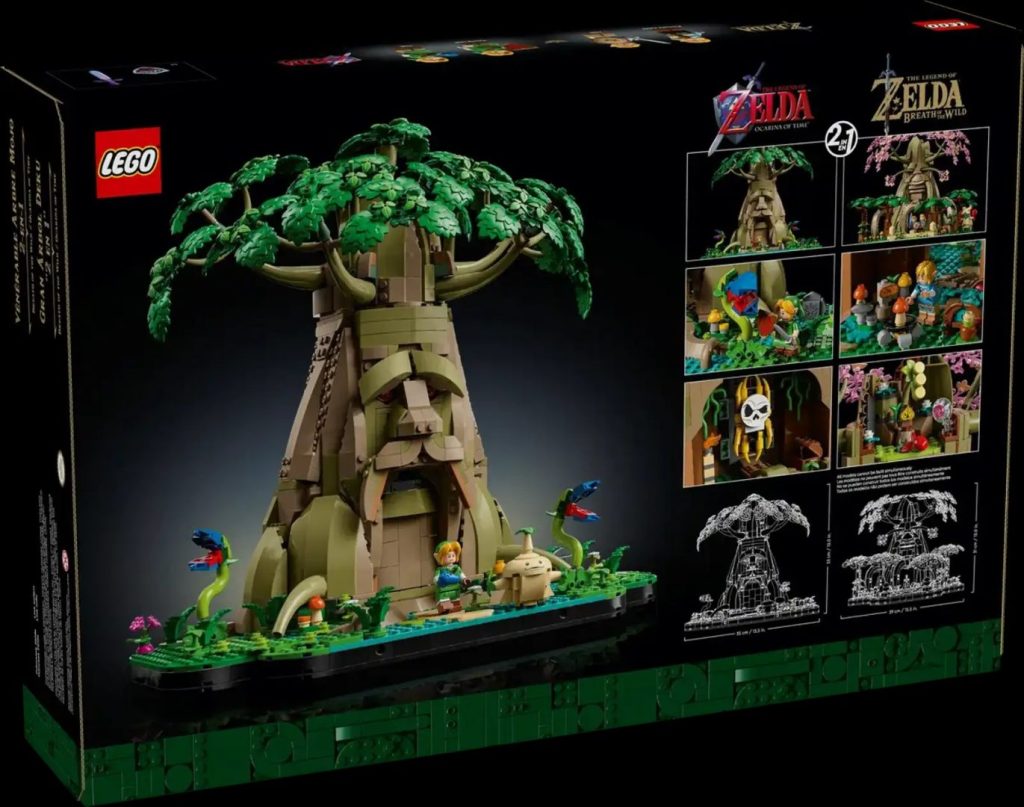 Legend of Zelda Lego image box back