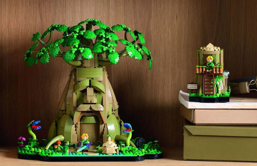 Legend of Zelda Lego image desk