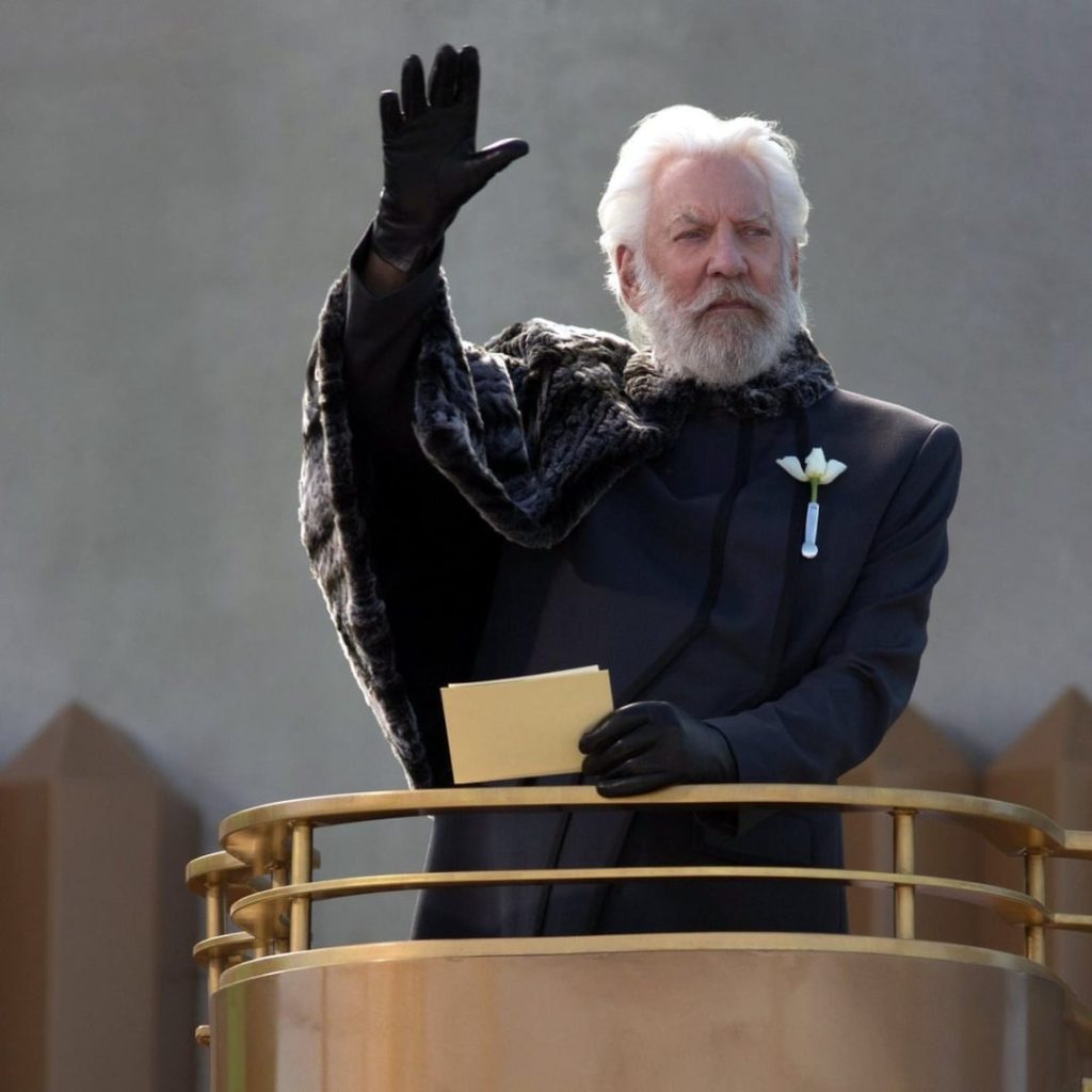 Donald Sutherland President Snow - The Hunger Games