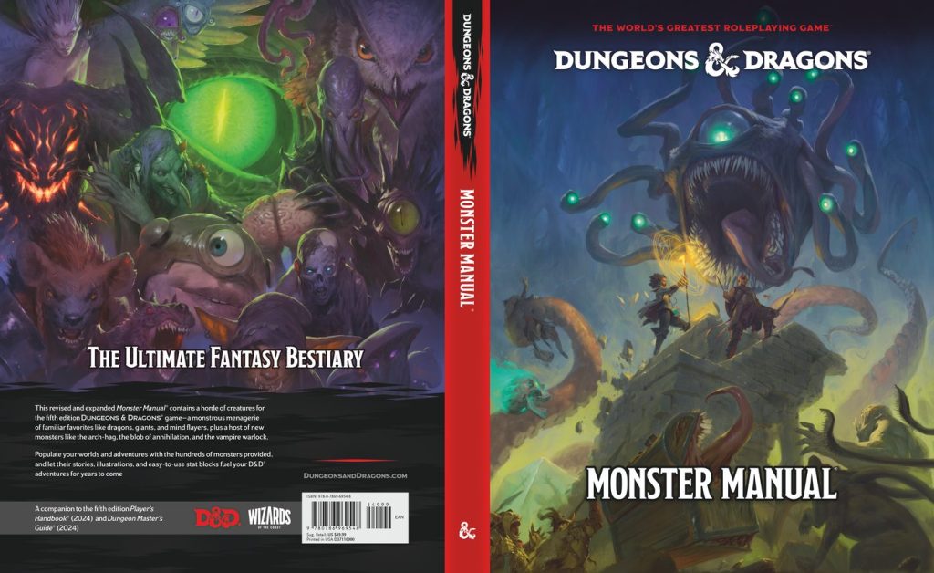 Dungeons and Dragons Monster Manual full cover
