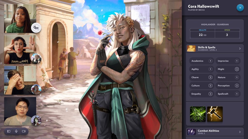 Tales of Fablecraft character
